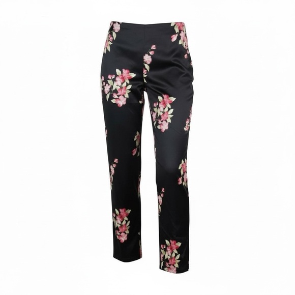 Onyx Nite Wendy Chaitlin Satin Embellished Pants L - Picture 1 of 6